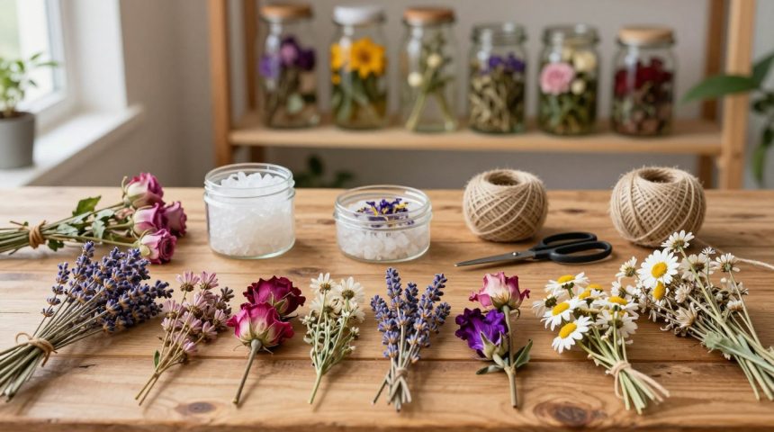 how to preserve flowers